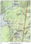 Pacific Crest Trail - Little Crater Lake to Whitewater River Trailhead, OR - Day 1, Map 1 of 1