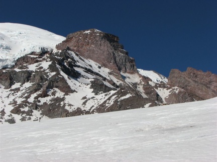 On the trail to Camp Muir in Mt. Rainier National Park.