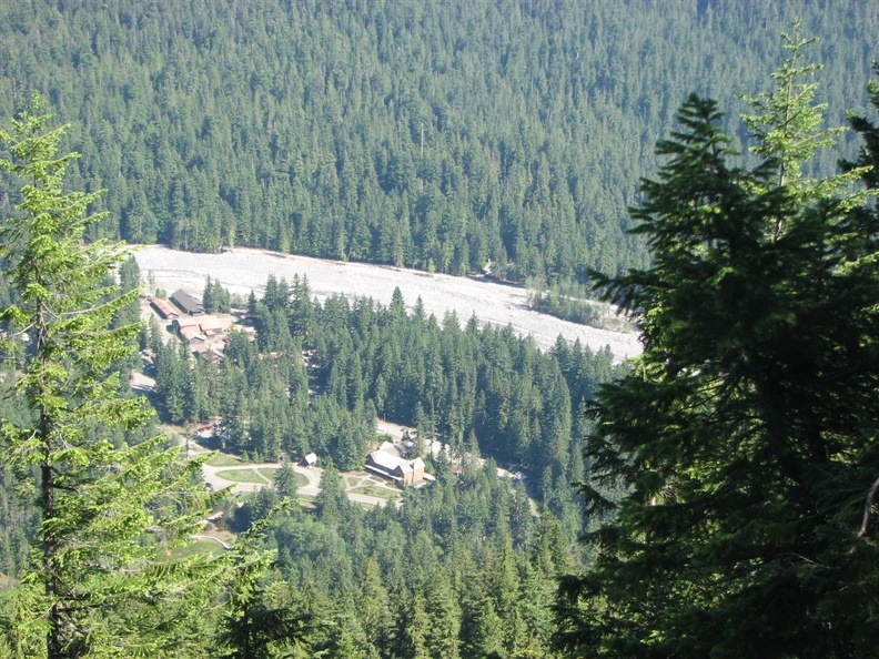 Rampart Ridge Trail Nisqually River and National Park Inn