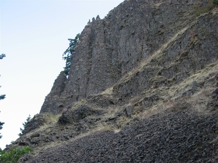 Looking up at the start of Ruckel Ridge.