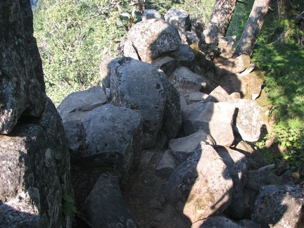 Columnar Basalt on Ruckel Ridge.