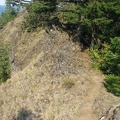 Ruckel Ridge Trail on one of the narrower portions of the ridge.