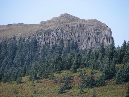 Sturgeon Rock View from the Indian Pits Trail near Silver Star Mountain, Washington.