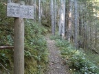 Trailhead sign