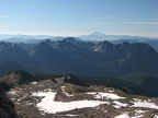 Mt. St. Helens in the distance from the Skyline Trail at Mt. Rainier National Park.