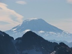 Mt. Adams in the distance and mountains of the Tatoosh Range from Panorama Point at Mt. Rainier National Park.