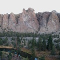 The Crooked River makes a big oxbow around Smith Rock State Park.