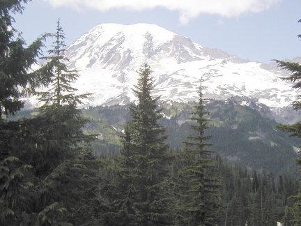 Mt. Rainier along the Bench Lake / Snow Lake trail - July 2004