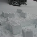 Here are blocks that I use for the first leyer of the igloo. Photo courtesy of Justin Gnarly Byington.