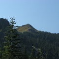 Looking up at Silver Star Mountain from the Bluff Mountain Trail.