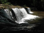 Another of the many small waterfalls of Sweet Creek that is easily accessible from the trail.