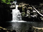 Sweet Creek Falls is a great place to take a break and sit on the mossy rocks.