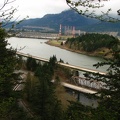 Looking west at the first viewpoint towards the Bonneville Dam