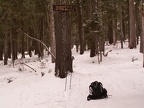 Trail Junction with the Pacific Crest Trail