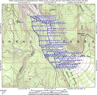 White River PCT Loop, OR