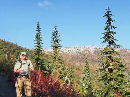 Brad along Boundary Trail #1.