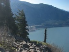 Looking east into at the Columbia River from Wind Mountain.