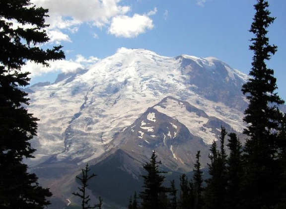 Rainier from sunrise