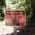 The first trail marker