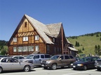 This is the Ranger Station and gift shop at Sunrise.  I drove here to deposit the food cache for the second half of the trip.