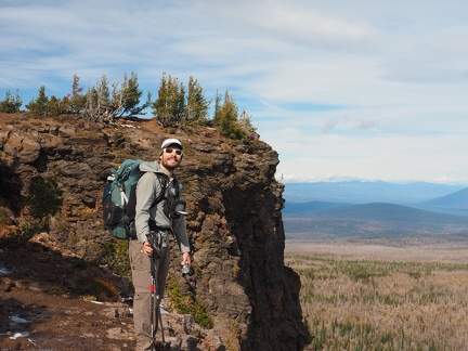 Matt looking back towards Sisters from the Tam McArthur trail.