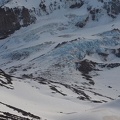 Looking down at Ladd Glacier.