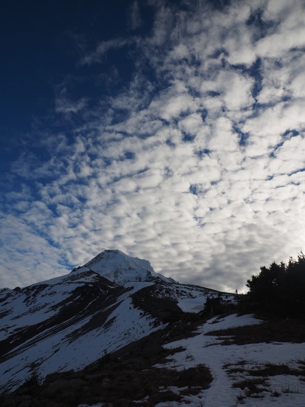 Interesting clouds above Mt. Hood.