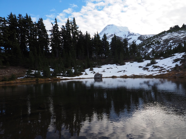 Dollar Lake is tiny but has a nice reflection.