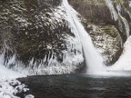 Horsetail Falls in winter