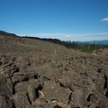 Seemingly endless fields of lava blocks where you have to balance on to negotiate this section of the trail.
