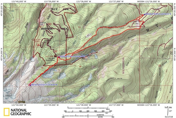 Cooper Spur Snowshoe Route OR