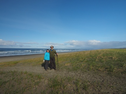 Dan and Becca at the Pacific Ocean.