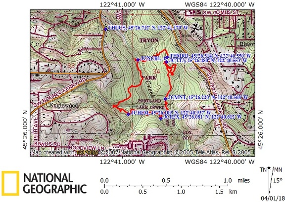 Tryon Creek Route OR