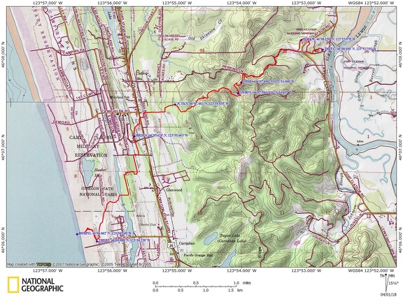 Fort to Sea Route OR