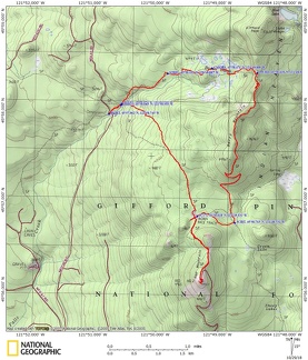 Basin Lakes Red Mountain Route WA