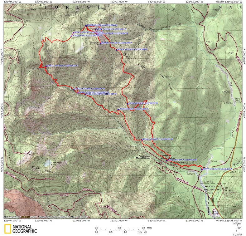 Trapper Creek Route WA