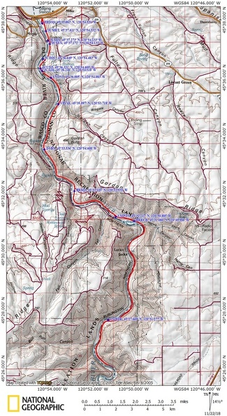 Deschutes River Route WA