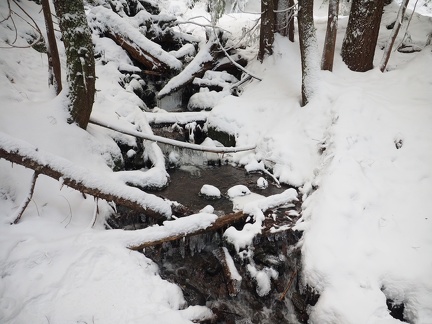 Mirror Lake Trail now crosses several streams