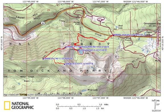 Tom Dick Harry Route OR