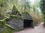 The stone house is always popular with hikers.