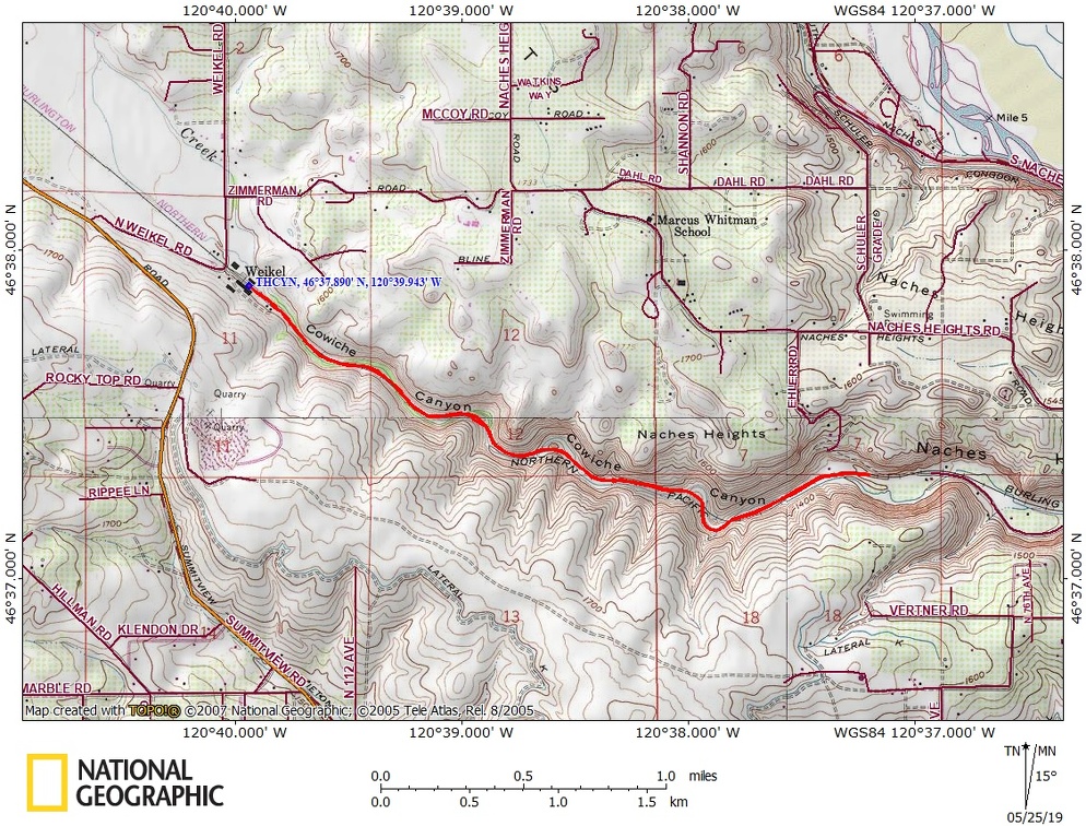 Cowiche Canyon Route WA