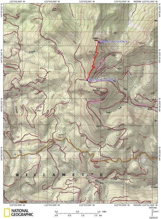 Coffin Mountain Route OR