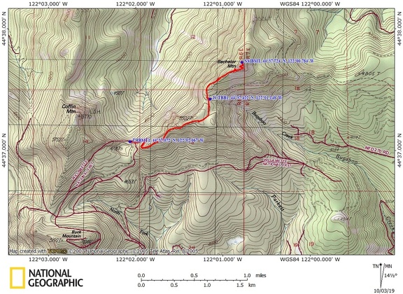 Bachelor Mountain Route OR