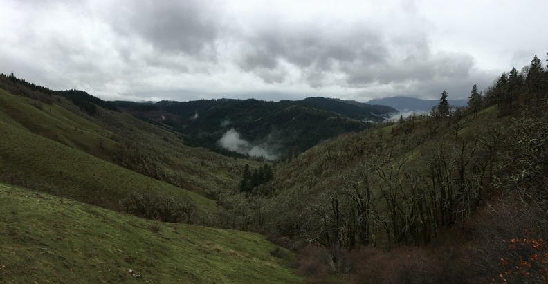 Augspurger Mountain is in the distance on the right side of the photo.