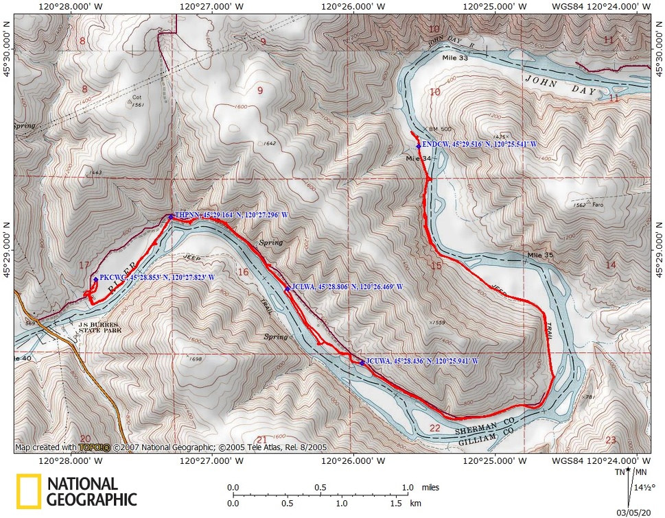 Cottonwood Canyon Pinnacles Route OR