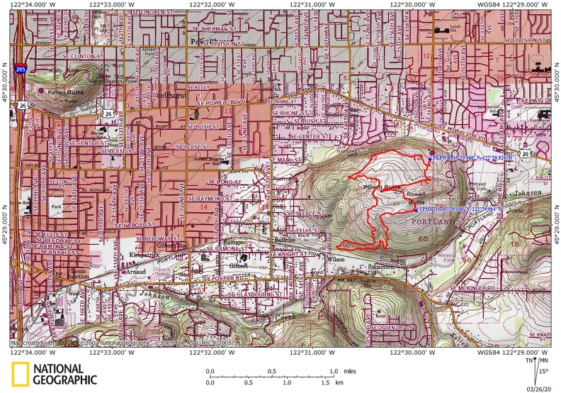 Powell Butte Route OR