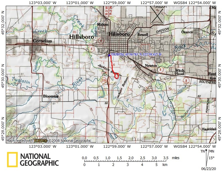 Jackson Bottom Route OR