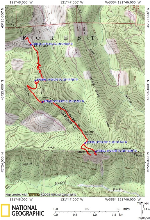 Bald Mountain Route OR