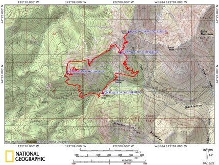 Cone Peak Iron Mountain Route OR