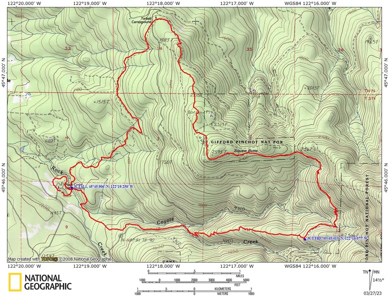 Appaloosa Trail Route WA